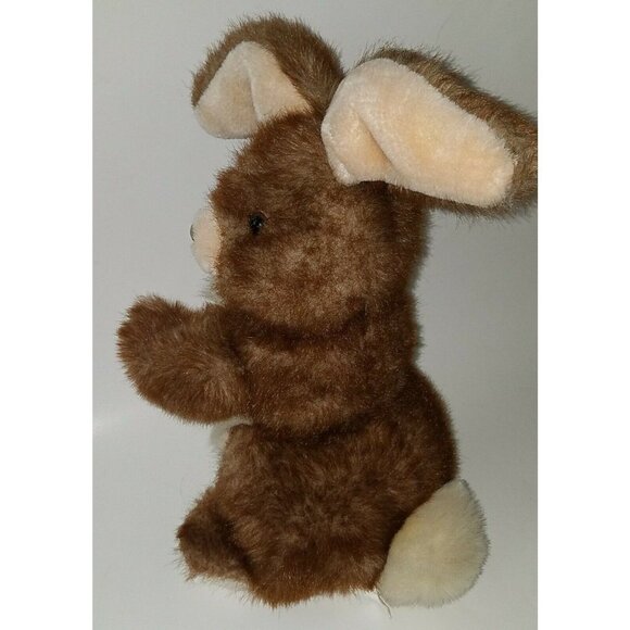 Fine Toy Brown Bunny Rabbit Plush 15" Stuffed Animal Toy Easter AS IS - Picture 4 of 9